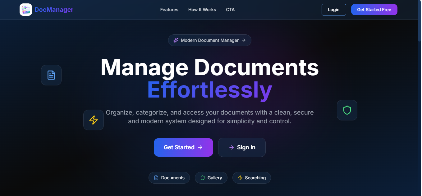 Document manager system